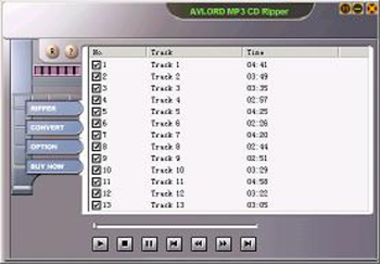 AVLORD MP3 CD Ripper screenshot