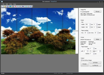 AVLSoft PosterPrint screenshot