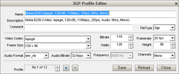 AVOne 3GP Video Converter screenshot 2