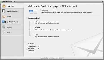 AVS Antispam screenshot 2