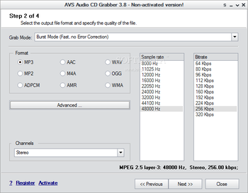 AVS Audio CD Grabber screenshot 2