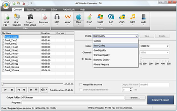 AVS Audio Converter screenshot