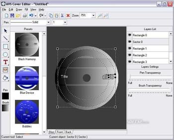 AVS Cover Editor screenshot 2