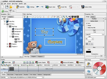 AVS DVD Authoring screenshot