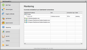 AVS Firewall screenshot 7