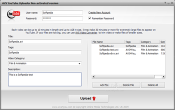 AVS YouTube Uploader screenshot