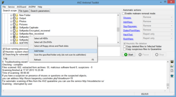 AVZ Antiviral Toolkit screenshot 2