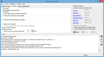 AVZ Antiviral Toolkit screenshot 3