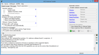 AVZ Antiviral Toolkit screenshot 4