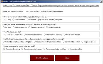 AwakeTest screenshot
