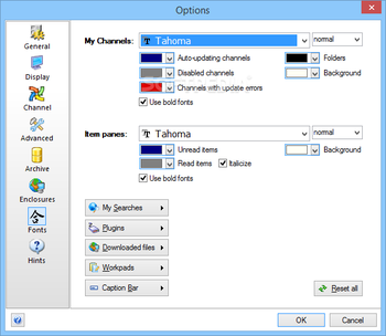 Awasu Professional Edition screenshot 13