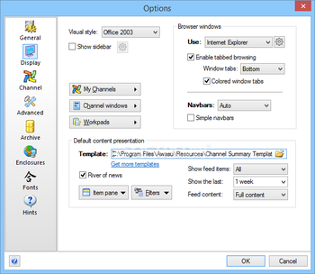 Awasu Professional Edition screenshot 8