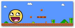 Awesome Face VS Super Mario Bros screenshot