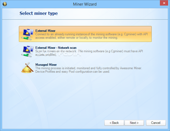 Awesome Miner Free Edition screenshot 4