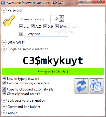 Awesome Password Generator screenshot