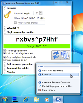 Awesome Password Generator Portable screenshot