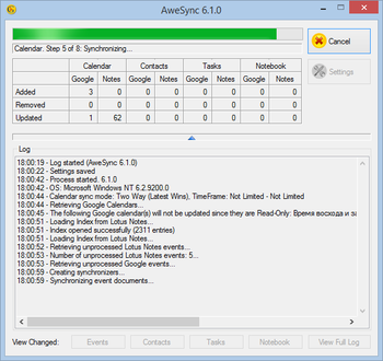 AweSync screenshot 5