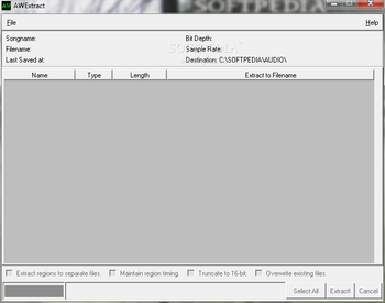 AWExtract screenshot 4