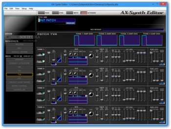 AX-Synth Editor screenshot 4