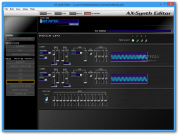 AX-Synth Editor screenshot 5