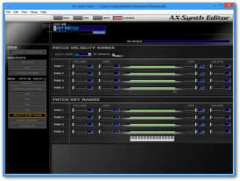 AX-Synth Editor screenshot 6
