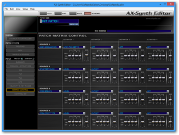 AX-Synth Editor screenshot 7