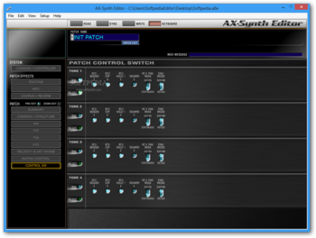 AX-Synth Editor screenshot 8