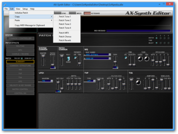 AX-Synth Editor screenshot 9
