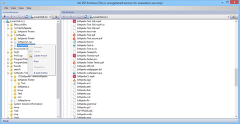 AX-ZIP Archiver screenshot
