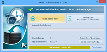 AX64 Time Machine screenshot 2