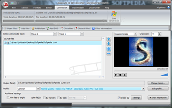 Axara 2D to 3D Video Converter screenshot 5