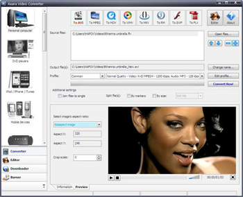 Axara Video Converter screenshot
