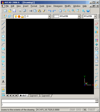 AXCAD screenshot