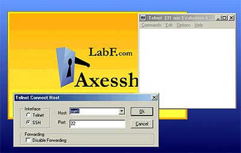 Axessh Windows SSH Client and SSH Server screenshot
