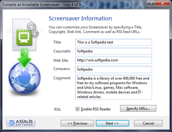 Axialis ScreenSaver Producer screenshot 14