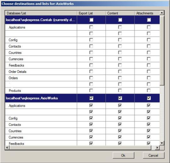 AxioWorks SQList screenshot 4