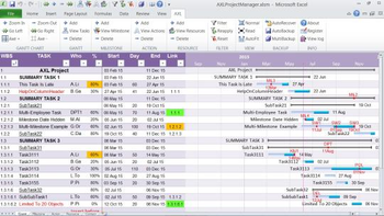 AXL Project Manager screenshot