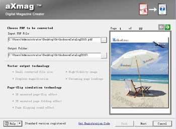 aXmag PDF to ebook Converter screenshot 3