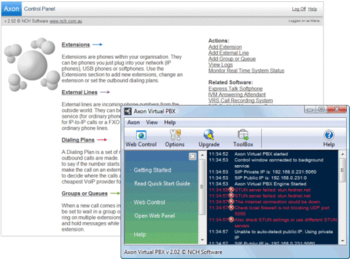 Axon Virtual PBX screenshot