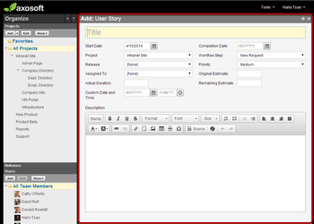 Axosoft screenshot 4