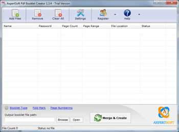 AxpertSoft PDF Booklet Creator screenshot