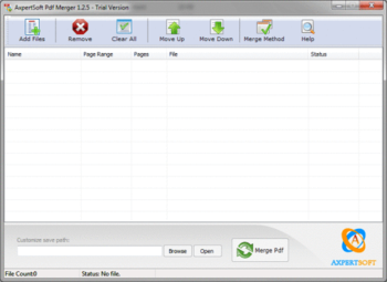 AxpertSoft Pdf Merger screenshot