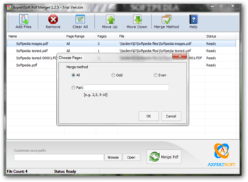 AxpertSoft Pdf Merger screenshot 2