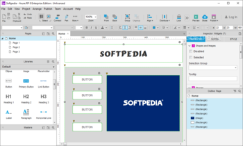 Axure RP Enterprise Edition screenshot