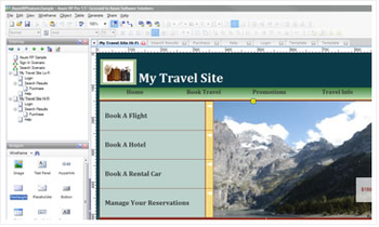 Axure RP Pro screenshot