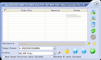 Aya iPod iPhone AppleTV Video Converter screenshot 3
