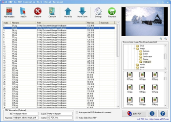 AZ BMP to PDF Converter screenshot