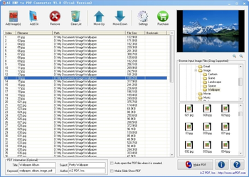 AZ EMF to PDF Converter screenshot