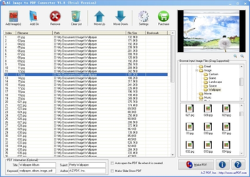 AZ Image to PDF Converter screenshot