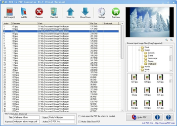 AZ PCX to PDF Converter screenshot